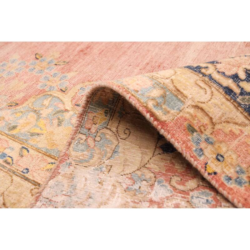 ECARPETGALLERY Hand-knotted Antalya Vintage Dark Copper Wool Rug - 9'8 x 12'9