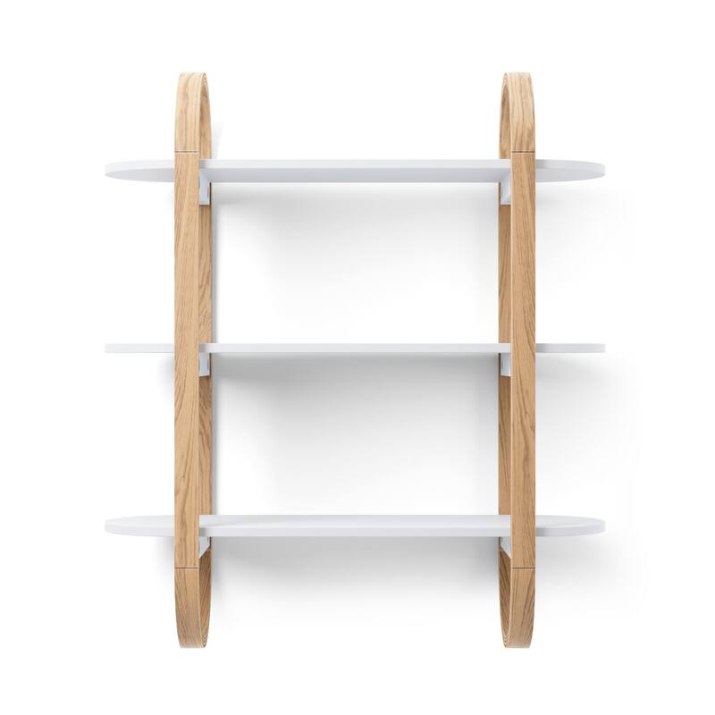 Umbra 1016859 Bellwood 29-1/2" x 9-5/16" Wood Display Shelf