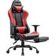 preview thumbnail 19 of 38, Furniwell Gaming Chair Computer Office Chair with Footrest Red