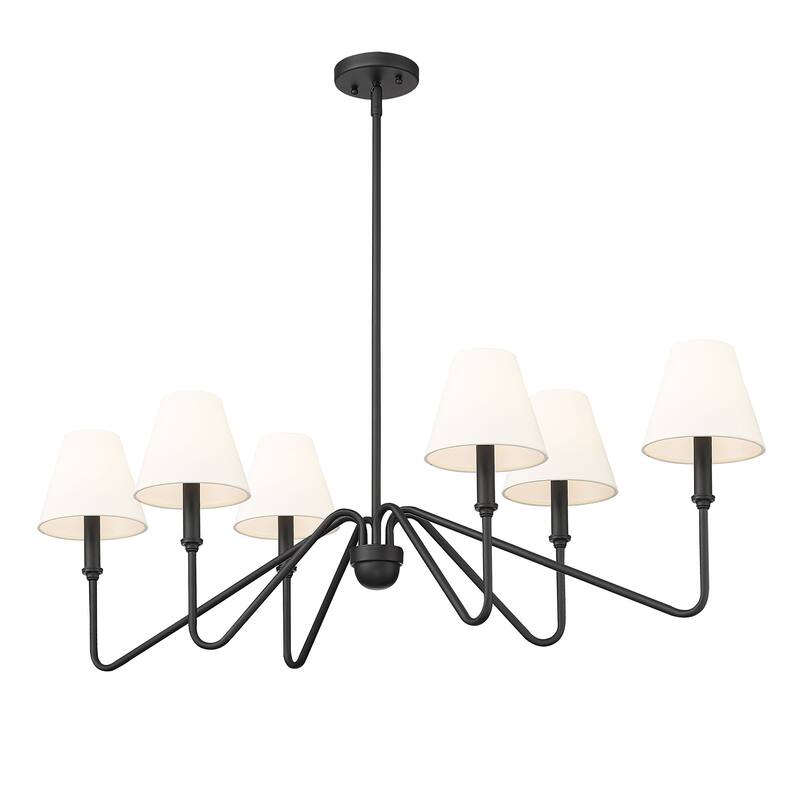 Golden Lighting 3690-LP IL Kennedy 6 Light 42" Wide Chandelier