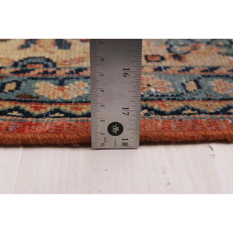 ECARPETGALLERY Hand-knotted Antalya Vintage Dark Copper Wool Rug - 8'7 x 12'10