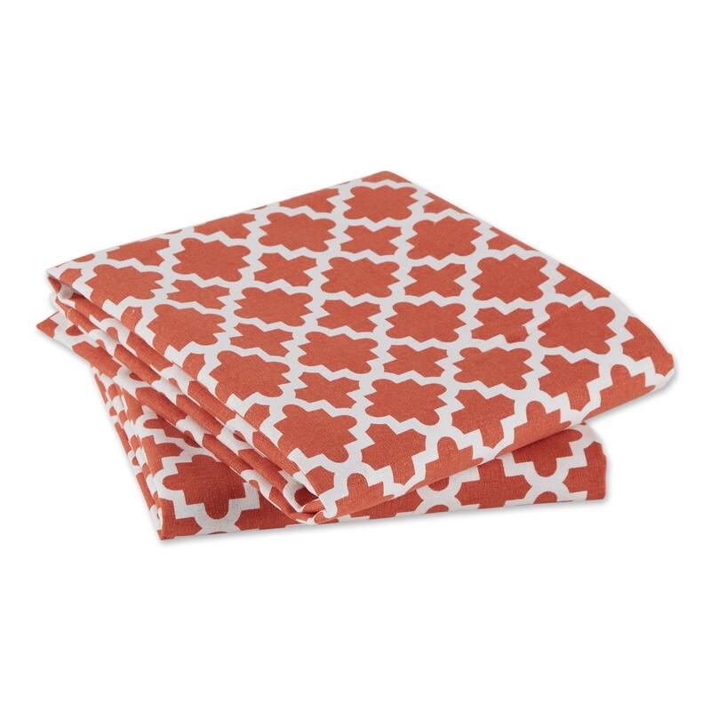 Design Imports Lattice Dishtowel Set of 2 (28 inches long x 18 inches wide)