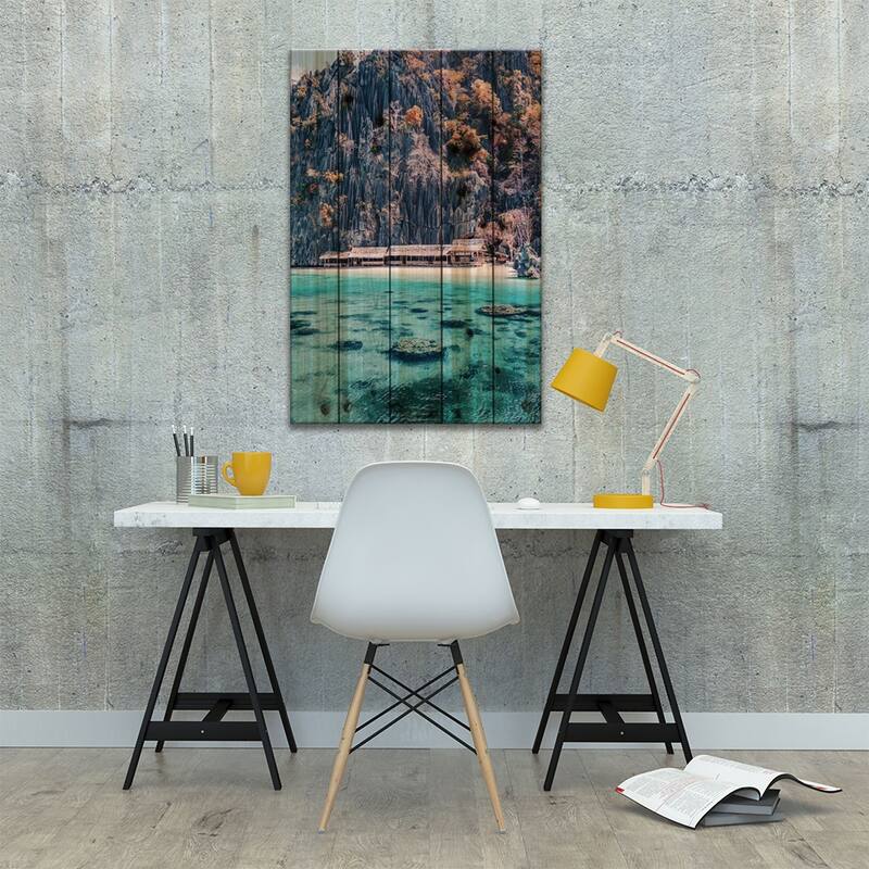 Welcome To The Philippines Print On Wood by Hobopeeba - Multi-Color