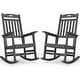 preview thumbnail 84 of 134, WINSOON All Weather HIPS Outdoor Rocking Chair, Set of 2 Greyx2