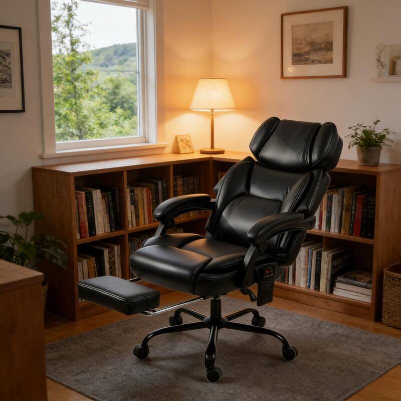 Soft Computer Chair, Massage Chair, High Back Chair, Office Chair