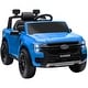 preview thumbnail 1 of 6, Electric Ford Ranger Ride-On Car for Kids with Dual Control, Suspension & Storage - Blue Blue
