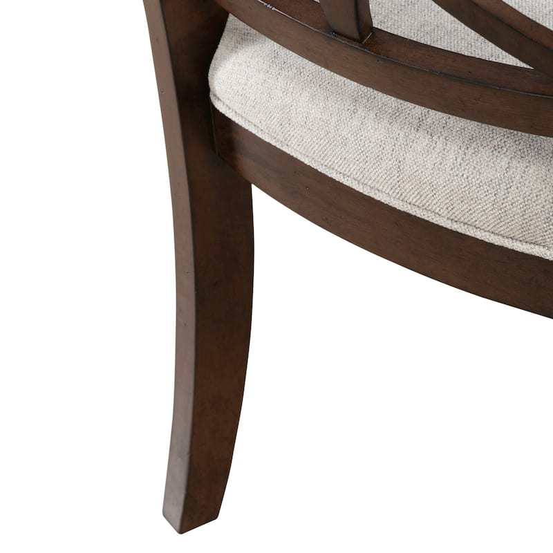 Arden Road Satin Cherry Dining Side Chairs with Splat Back Set of 2 - Width 20" x Depth 23" x Height 40"