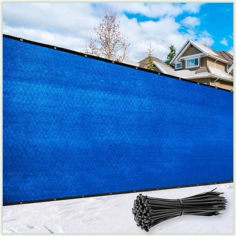 ColourTreeUSA 50 ft. Length Fence Privacy Screen Windscreen Cover Fabric Shade Tarp Netting Mesh Cloth Commercial Grade 170 GSM