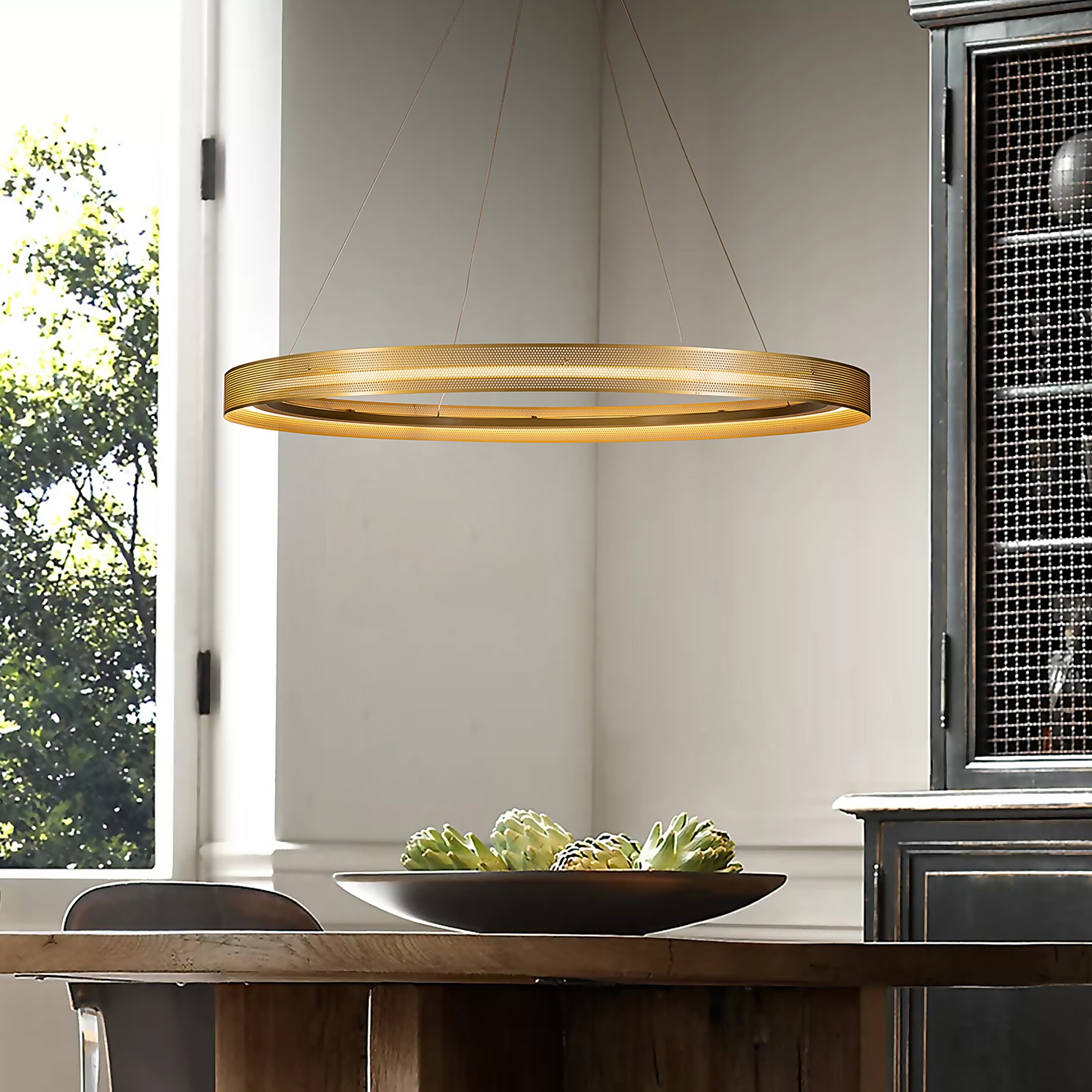 West elm hoop chandelier on sale