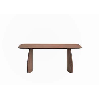 Walnut Finish Dining Table