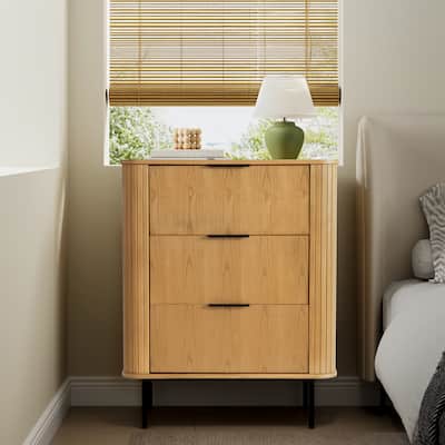 Nightstand with 3 Drawers