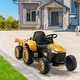 preview thumbnail 4 of 8, EROMMY Remote-Controlled Electric Excavator Ride-On Toy with Horn, Lights, Music Player, and Safety Belt