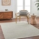 preview thumbnail 4 of 39, Abercom Handmade Casual Farmhouse Wool Area Rug Lt Grey/Beige - 2' x 3'