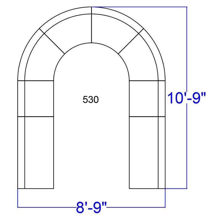 8 PC LeatherSoft Modular Reception Configuration w/Taut Back &Seat