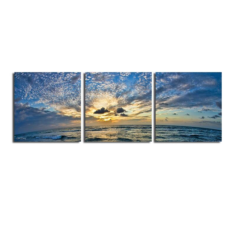 Ready2HangArt 'Ocean' 3-Piece Wrapped Canvas Wall Art Set