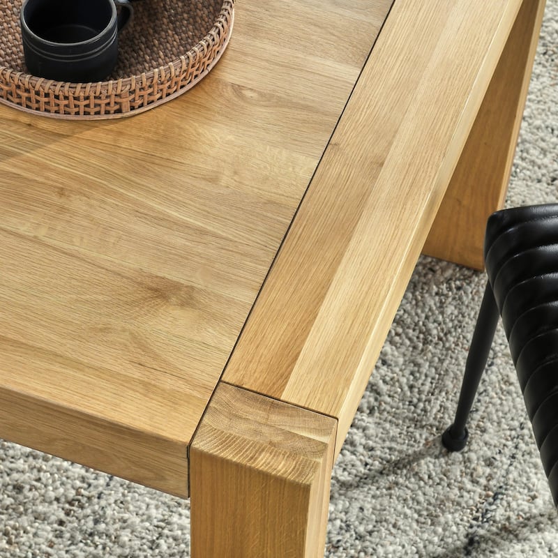 Kosas Home Parsons 84" Oak Wood Dining Table