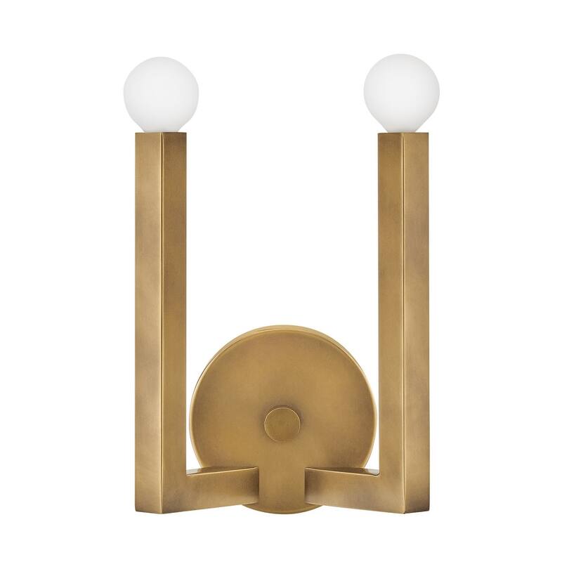 Hinkley Lighting 45042 Ezra 2 Light 13" Tall Wall Sconce - Heritage Brass
