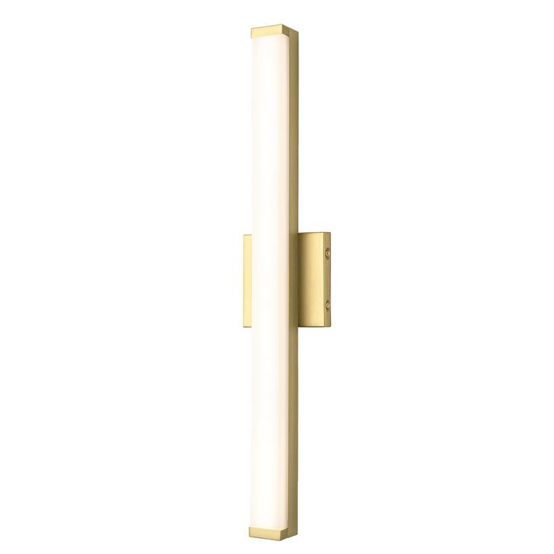C Cattleya LED Vanity Bar Light Indoor Wall Sconce with Acrylic Shade - 24-inch - Brushed-Gold