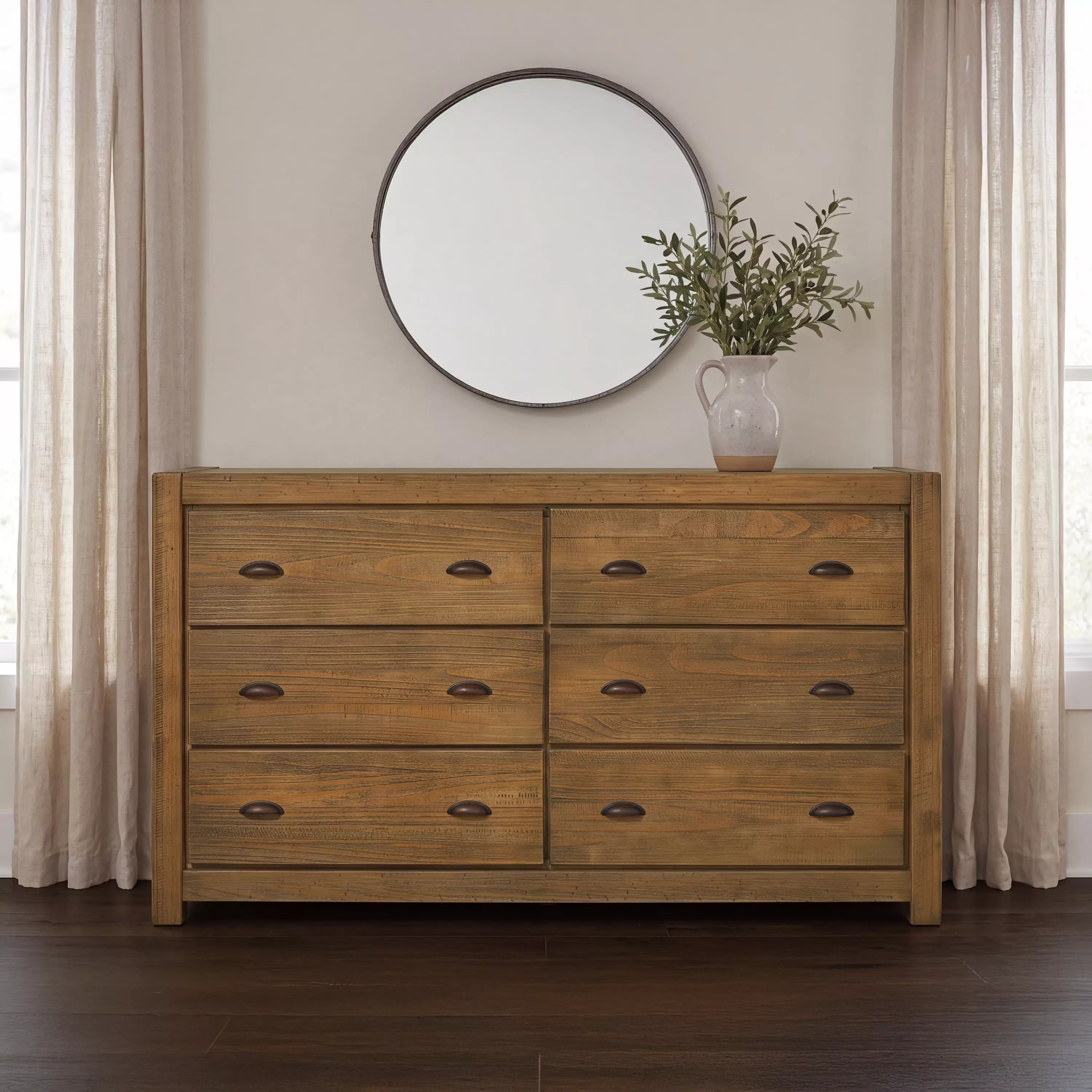 dawson grey wash 6 drawer dresser Grain Wood Furniture Montauk 6-drawer Prom dresses