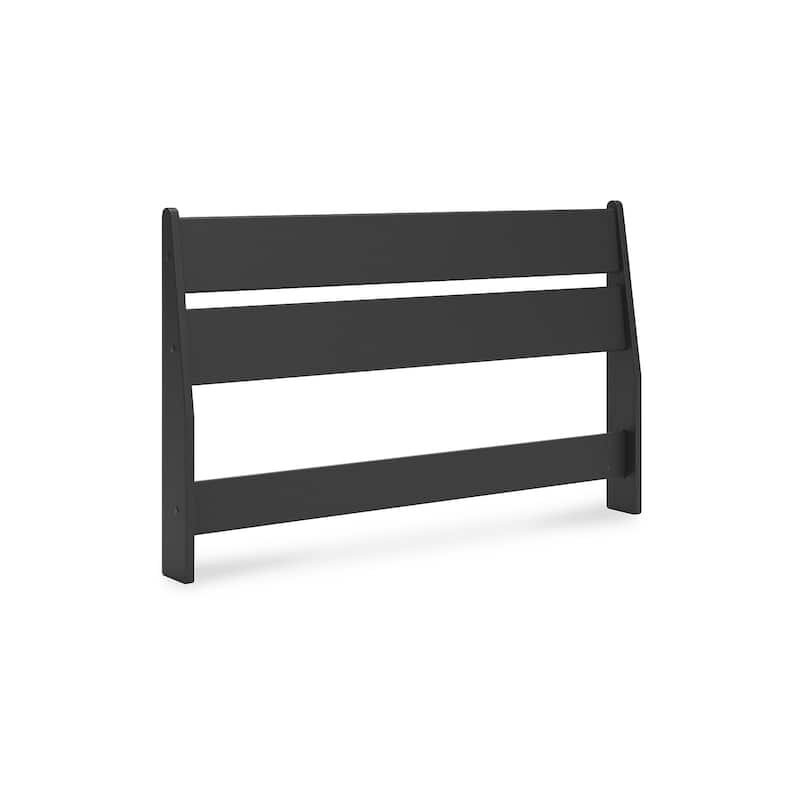 Signature Design by Ashley Socalle Black Panel Headboard with 2 Nightstands