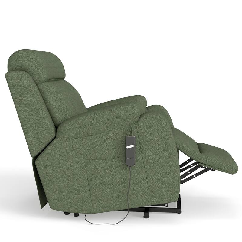Power Lift Recliner for Elderly,Heavy Duty Lift Chair Recliners,Electric Recliner Chairs,Remote Control,Adjustable,Side Pocket