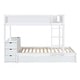preview thumbnail 21 of 47, Twin over Twin Bunk Bed With Twin size Trundle,Storage And Desk for Bedroom