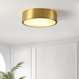 SAFAVIEH Lighting Reda Flush Mount - 15"W x 15"D x 4"H