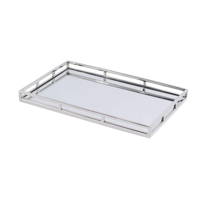 Winona Serving Tray - Polished Silver