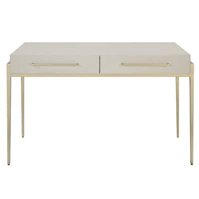 Uttermost 22900 48" MDF and Metal 2 Drawer Writing Desk
