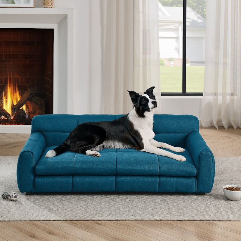 Modern Soft Pet Sofa Bed for Dogs Up to 130lbs