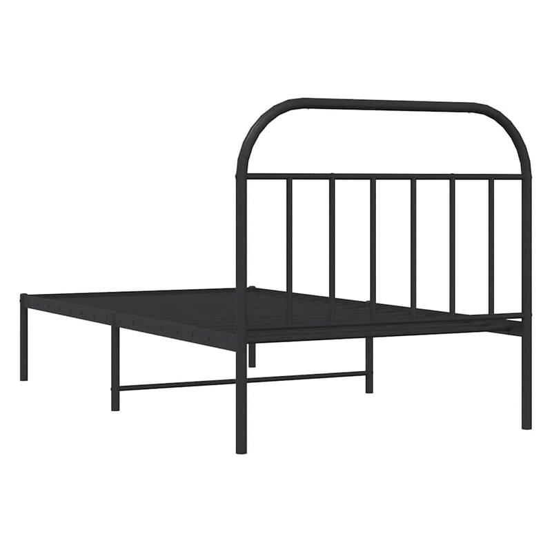 vidaXL 12 Inches Metal Bed Frame No Mattress