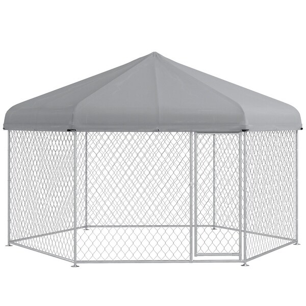 Lucky Dog CL 60548 6 x 4 x 8-Foot Black Steel Uptown Dog