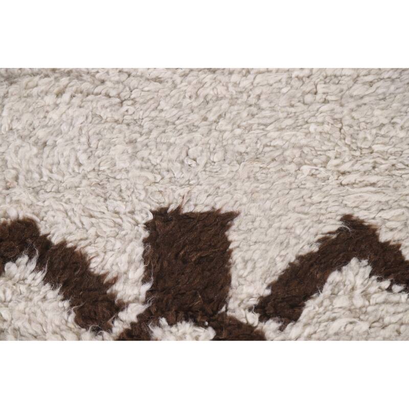 Plush Turkish Anatolian Runner Rug Handmade Wool Carpet - 3'2"x 12'1"