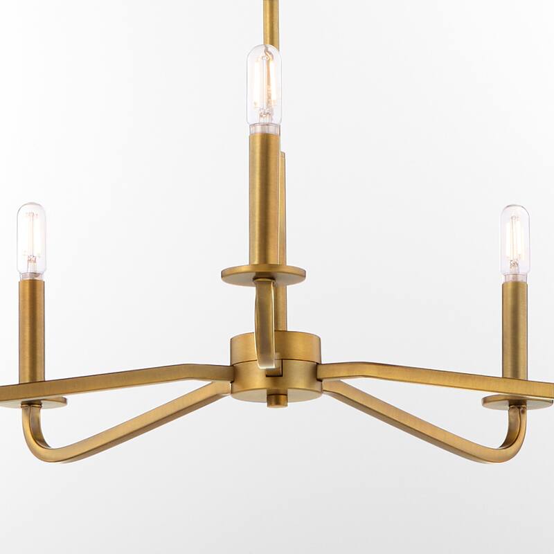 Quorum International 6307-5 Rutherford 5 Light 25" Wide Taper Candle