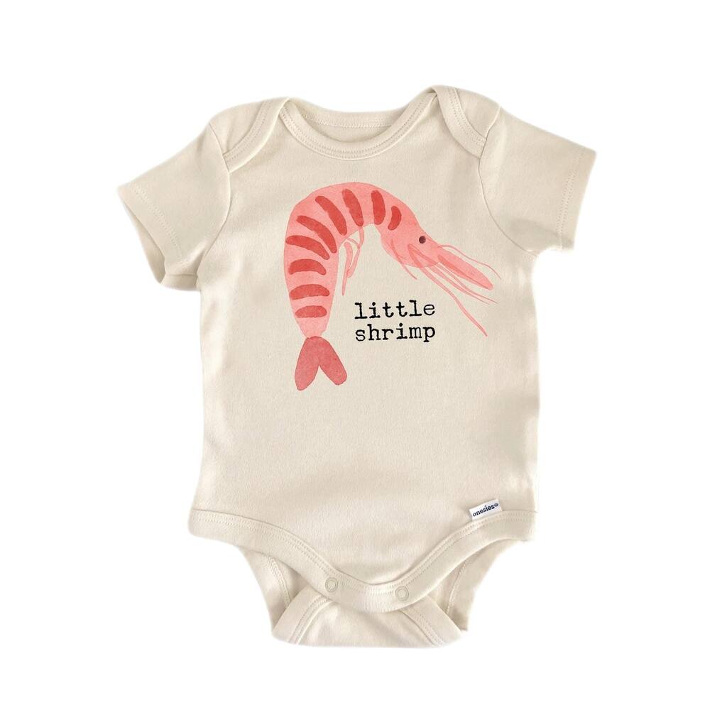 Little Shrimp - Baby Boy Girl Clothes Infant Bodysuit Funny Cute Newborn