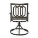 preview thumbnail 5 of 6, Kozyard Modern Classic Outdoor Metal Swivel Chairs Patio Dining Rocker Chair