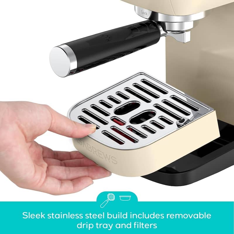 CASABREWS 20Bar Espresso Coffee Machine /W Steam Frother home