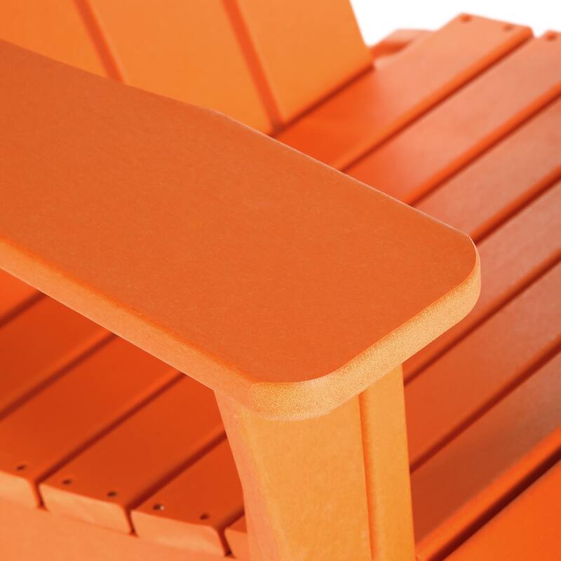 Laguna Hdpe All Weather Outdoor Patio Rocking Chairs With Side Table (3-Piece Set)