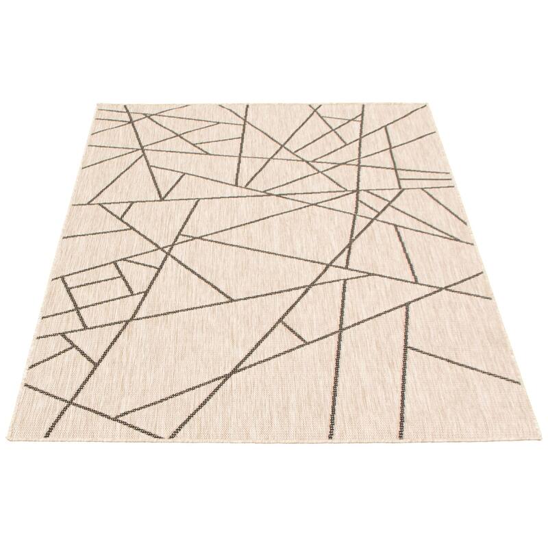 ECARPETGALLERY Sisal Abstract Tropical Rug