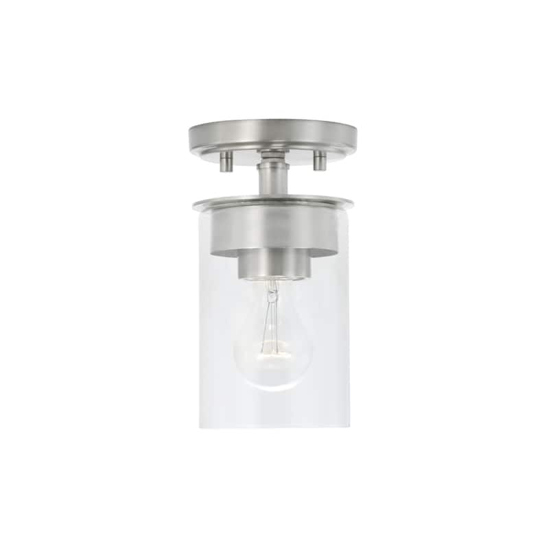 Mason 1-light Convertible Mini Pendant/ Semi-Flush Mount