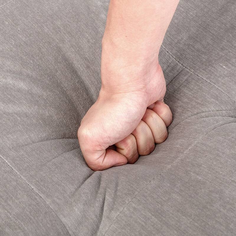 110.6" L-Shape Sleeper Sectional,Mobile Ottoman, Living Room Essential