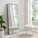 preview thumbnail 89 of 151, Modern Aluminum Alloy Thin Framed Full Length Floor Mirror