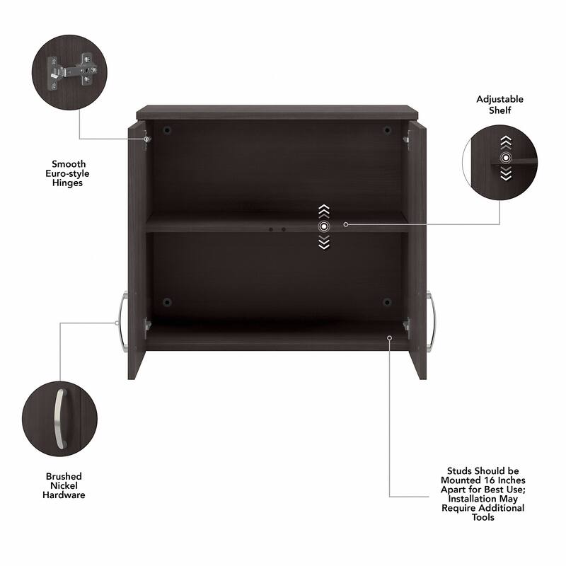 Universal Garage Wall Cabinet with Doors by Bush Business Furniture