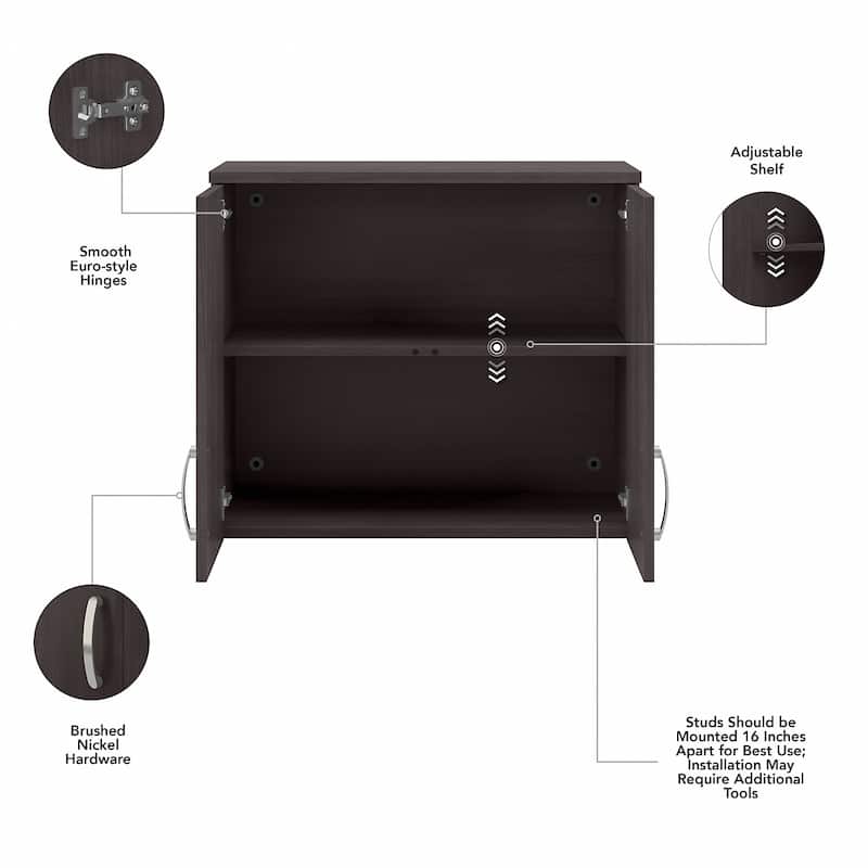 Universal Wall Cabinet with Doors by Bush Business Furniture