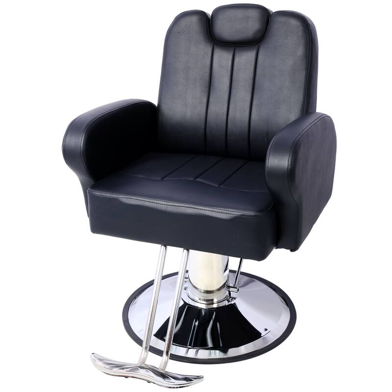 Hair Stylist All Purpose Barber Chair for Barbershop Salon Chair - N/A - Black
