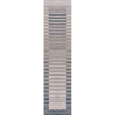Suti Abstract Area Rug By HomeRoots - 8' Runner