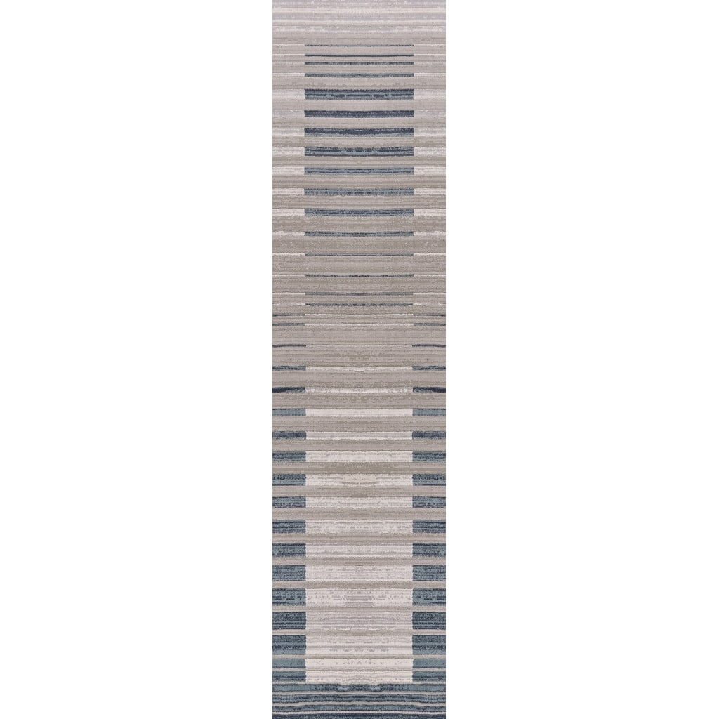 Suti Abstract Area Rug By HomeRoots - 8' Runner