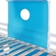 preview thumbnail 15 of 13, Twin Size Loft Bed with Slide and Ladder, Tent and Tower, Blue