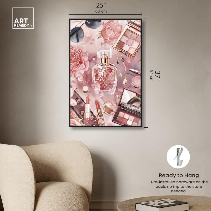 Glam Sparkle Lay Out II Canvas by Art Remedy