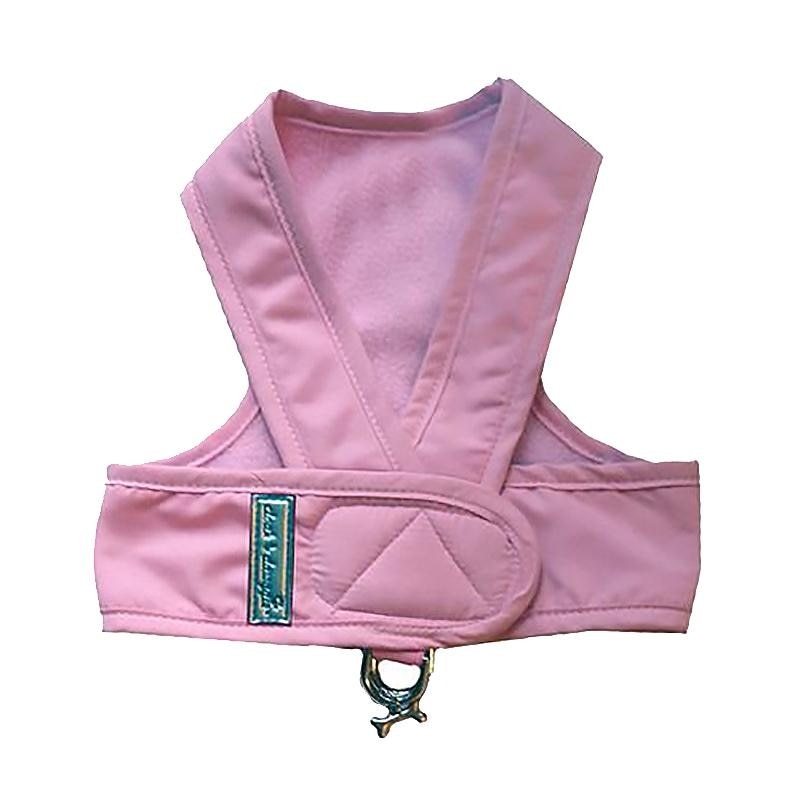 Fleece Lined Dog Harness - Pink - T3 